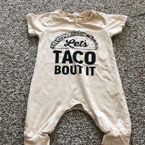 Let’s taco bout it onesie